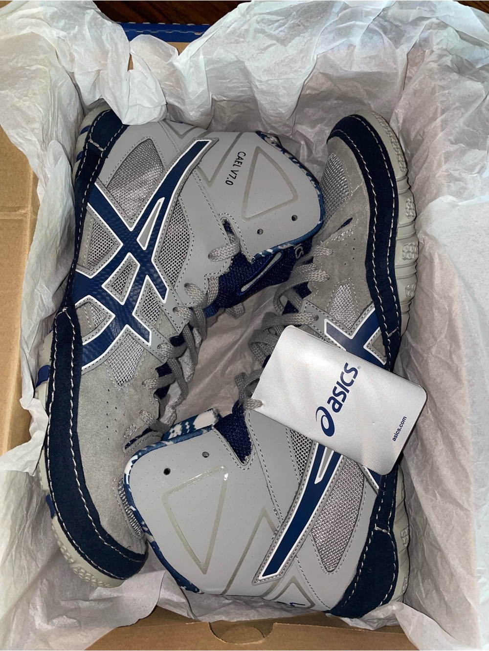 WRESTLING sz 11.5 NEW in box Cael V 7.0 Asics Mat shoes FREE SHIP